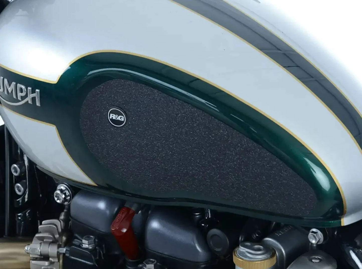 EZRG812 - R&G RACING Triumph Bonneville Bobber (17/19) Fuel Tank Traction Grips