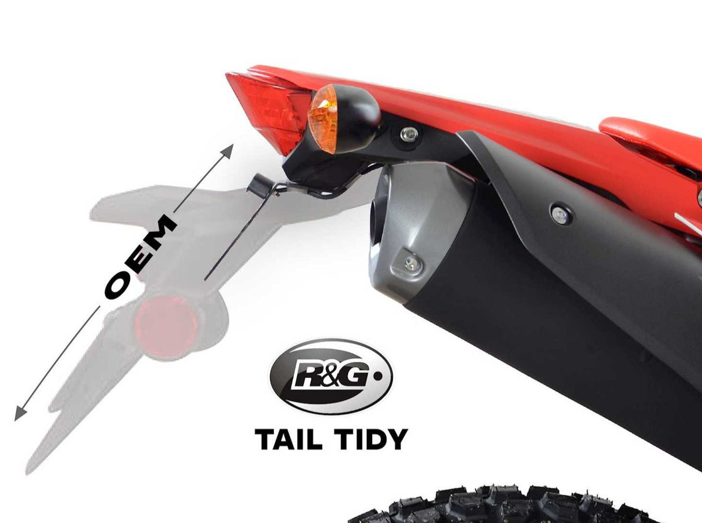 LP0304 - R&G RACING Honda CRF300L / CRF300 Rally (2021+) Tail Tidy