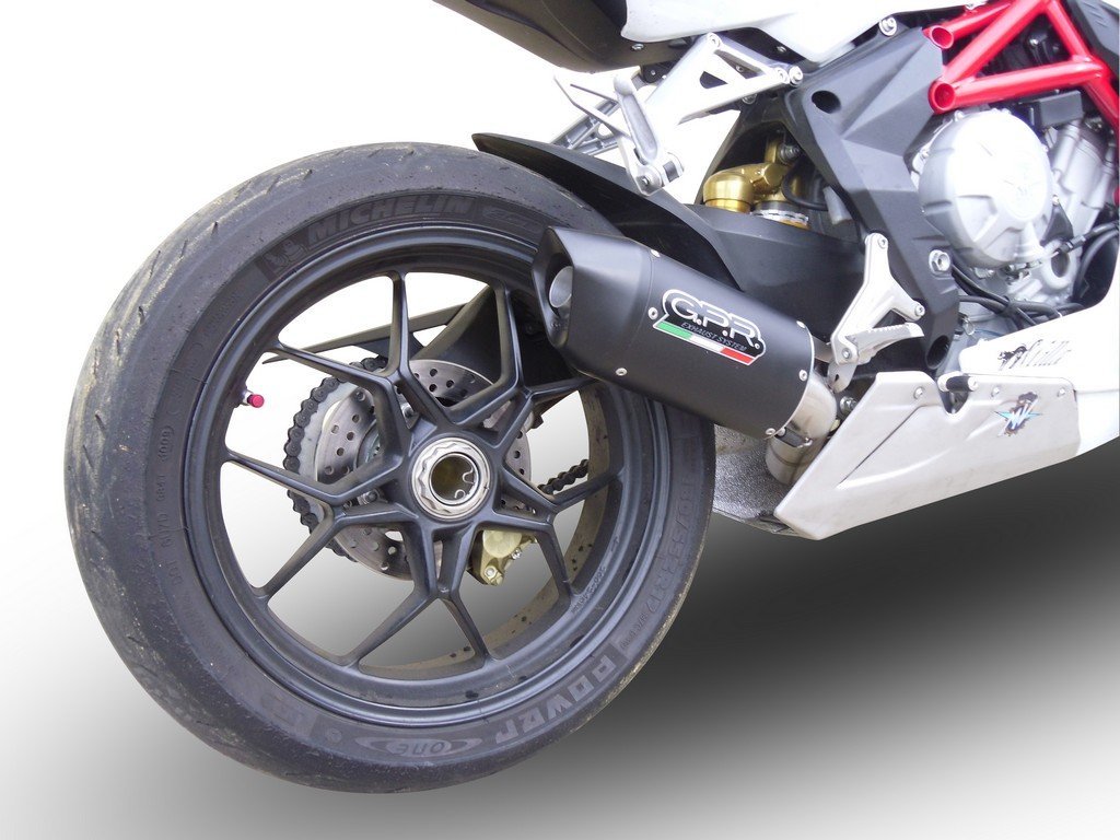 GPR MV Agusta F3 675/800 (12/17) Slip-on Exhaust "Furore Nero" (EU homologated)
