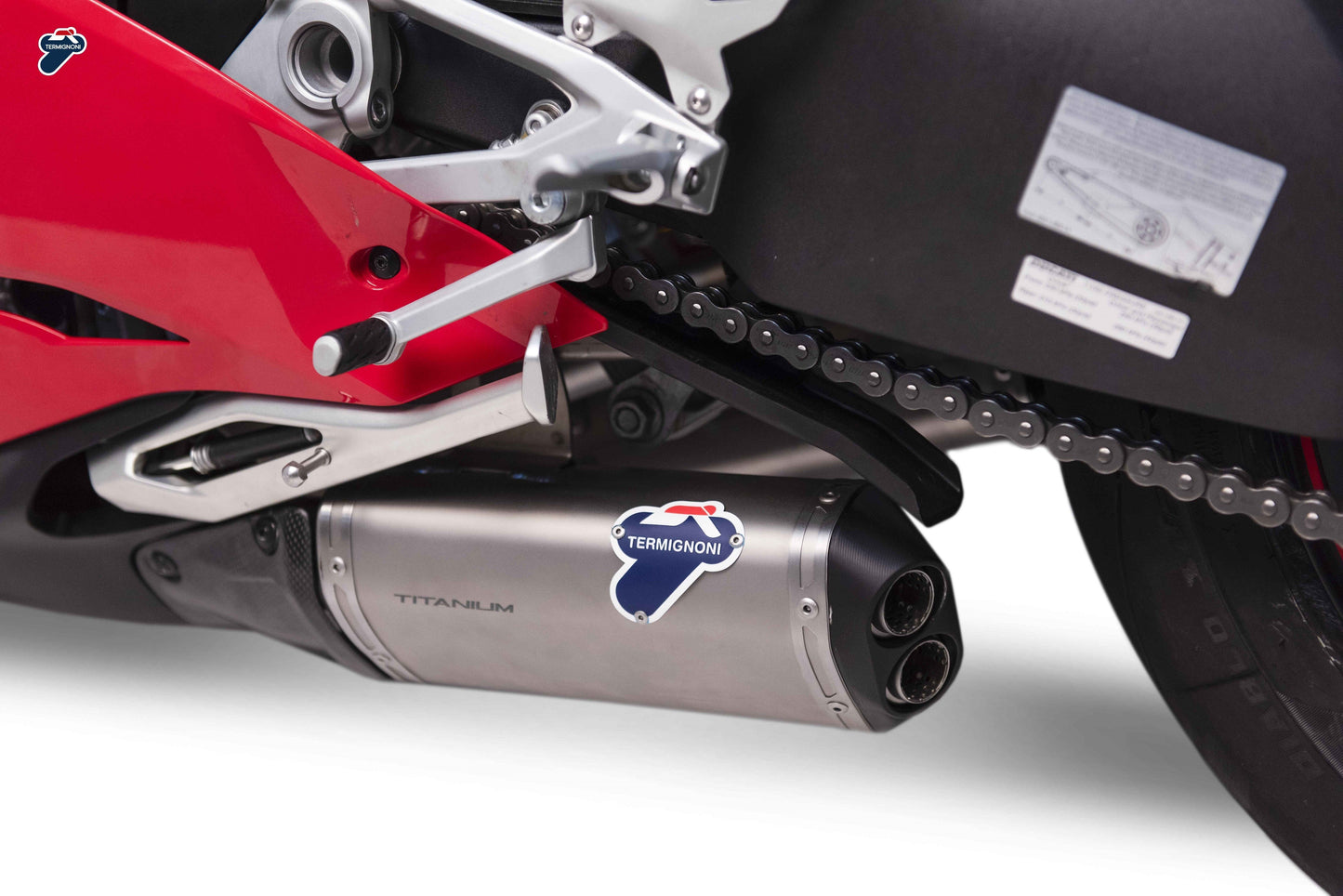 D184 - TERMIGNONI Ducati Panigale V4 (2018+) Dual Racing Exhaust System