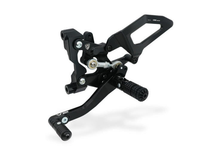 PE411 - CNC RACING Ducati Streetfighter V2 (2022+) Adjustable Rearset
