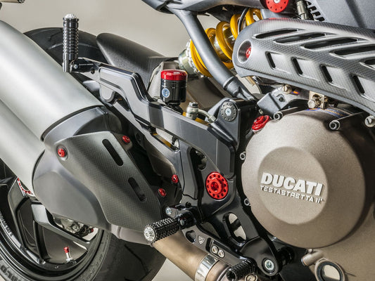 PE440 - CNC RACING Ducati Monster 1200/821 Adjustable Rearset (Sport)
