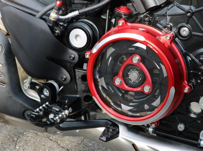 PEA09 - CNC RACING Ducati Diavel V4 Footpegs Adapters (pilot)