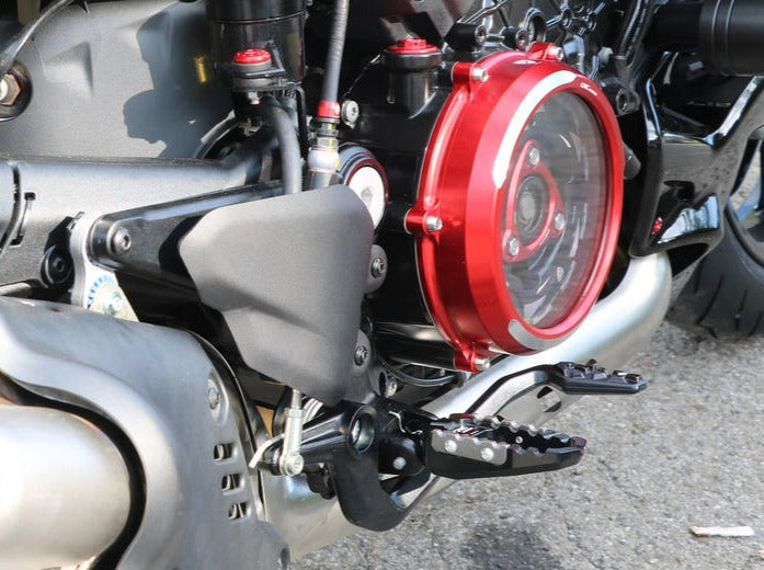 PEA09 - CNC RACING Ducati Diavel V4 Footpegs Adapters (pilot)