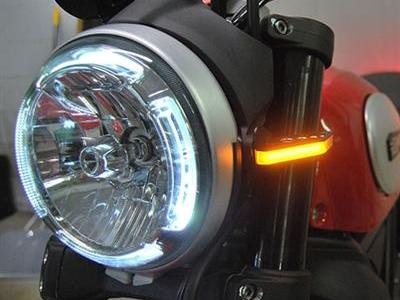 NEW RAGE CYCLES Ducati Scrambler 800 (2015+) LED Front Turn Signals