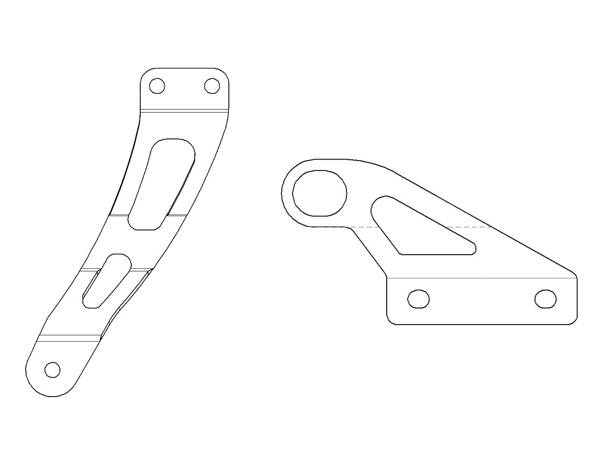 SPARK Yamaha YZF-R1 Cup Footrest Mounting Kit