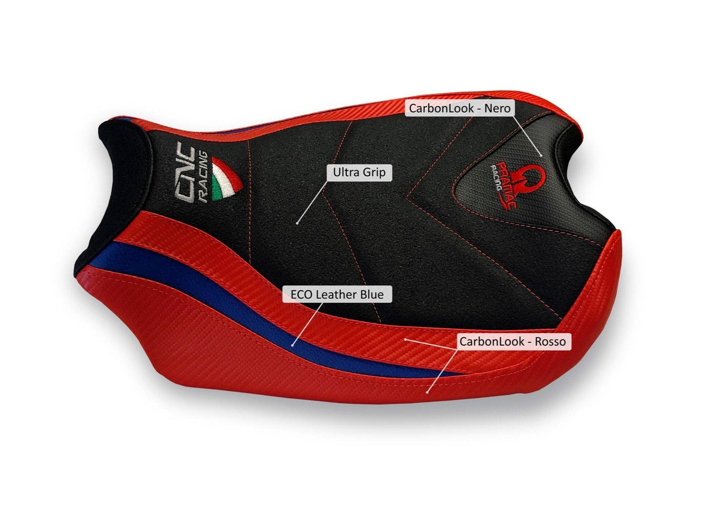 SLD03PR - CNC RACING Ducati Panigale V2 Ultragrip Seat Cover (Pramac edition)