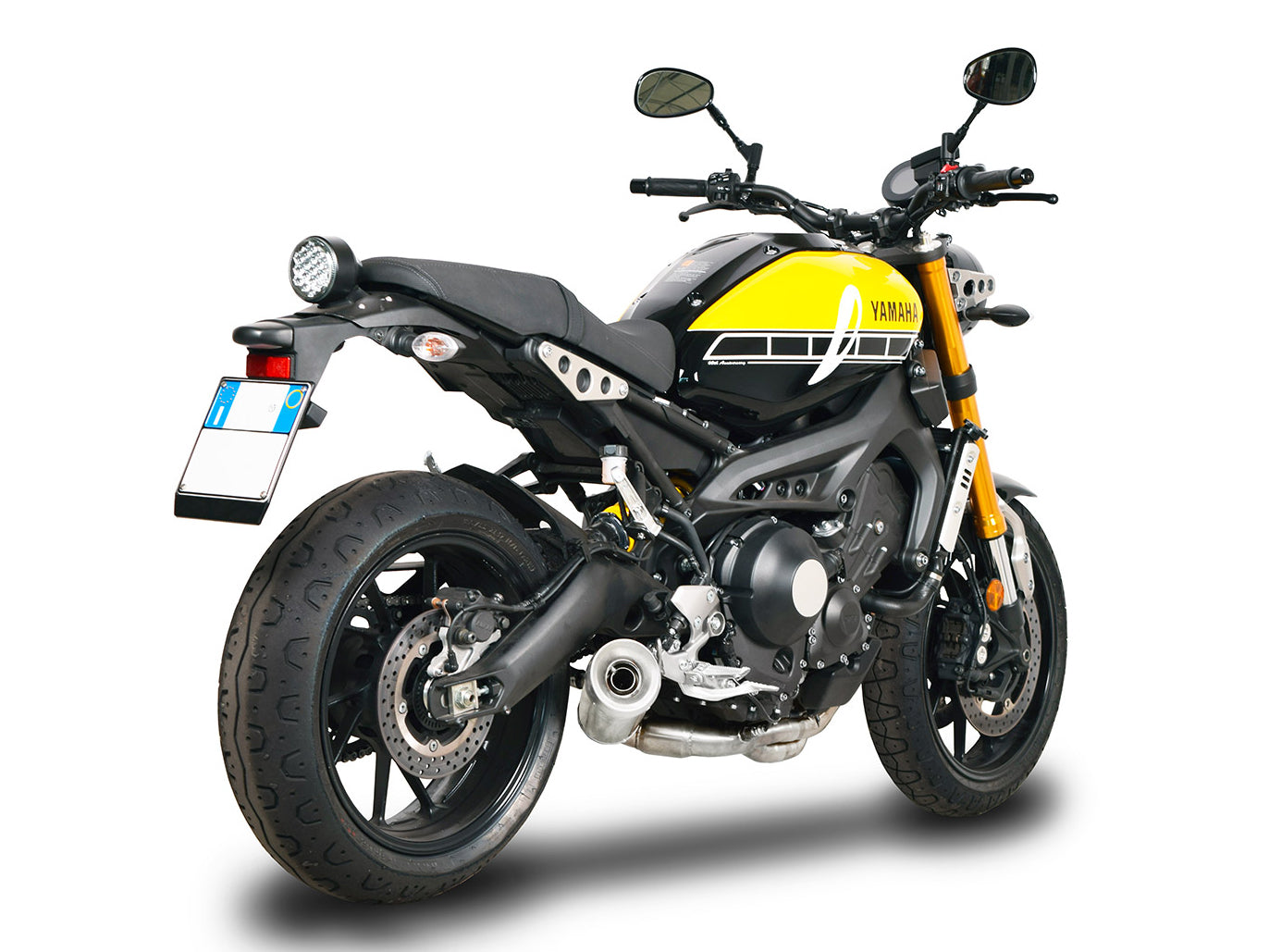 SPARK Yamaha MT-09 / XSR900 Exhaust Silencer "Evo V" Low Position (EU homologated)