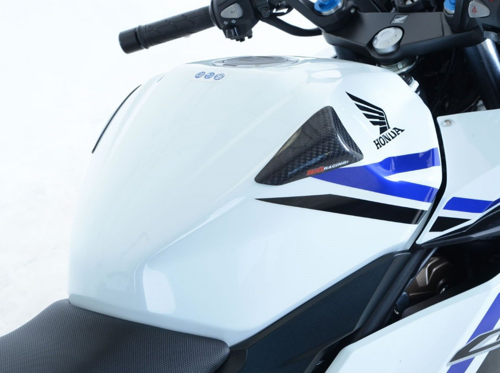 TS0034 - R&G RACING Honda CBR500R (16/18) Carbon Fuel Tank Protection Sliders