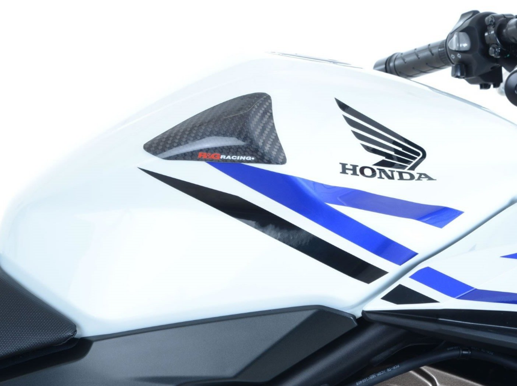 TS0034 - R&G RACING Honda CBR500R (16/18) Carbon Fuel Tank Protection Sliders