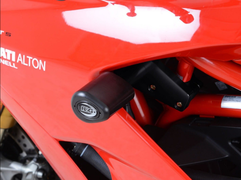CP0428 - R&G RACING Ducati Supersport 939 / 939S (17/20) Frame Crash Protection Sliders "Aero"