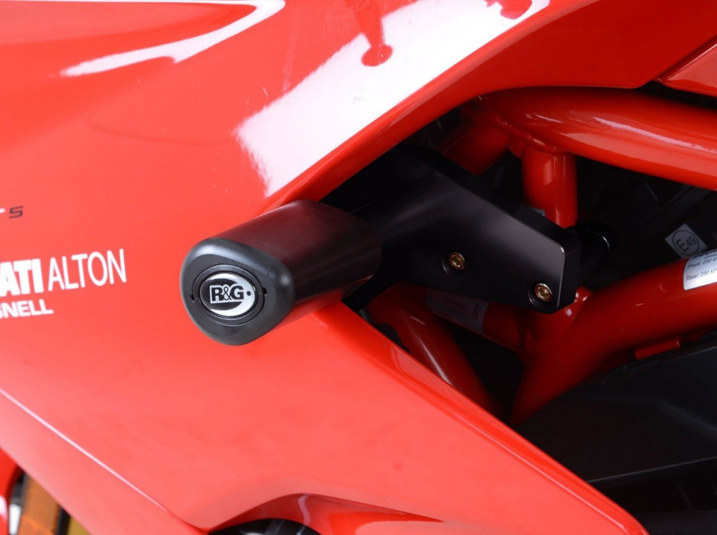 CP0428 - R&G RACING Ducati Supersport 939 / 939S (17/20) Frame Crash Protection Sliders "Aero"