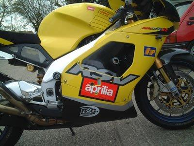CP0002 - R&G RACING Aprilia RSV 1000 R/Mille (01/03) Frame Crash Protection Sliders "Classic"