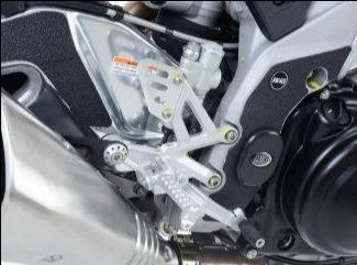 EZBG001 - R&G RACING Aprilia RSV4 / Tuono V4 (09/20) Heel Guards Kit