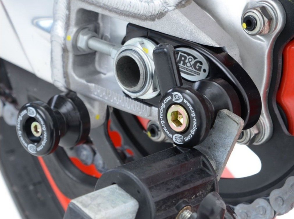 CR0030 - R&G RACING Aprilia RSV4 / Tuono V4 (2009+) Paddock Stand Bobbins (M10; offset)