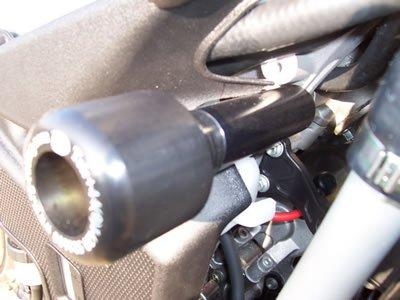CP0177 - R&G RACING Aprilia Tuono V2 (06/10) Frame Crash Protection Sliders "Classic" (front)