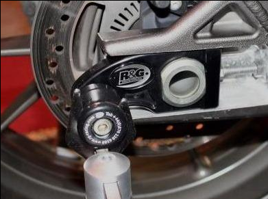 R&G RACING BMW S1000 series Paddock Stand Bobbins (M10; offset)