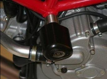 CP0224 - R&G RACING Ducati Monster S4RS / Multistrada 1100 Frame Crash Protection Sliders "Aero"