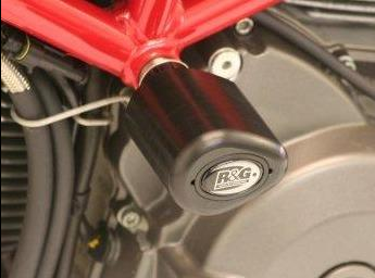CP0253 - R&G RACING Ducati Hypermotard 1100 Evo/796 Frame Crash Protection Sliders "Aero"