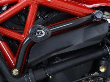 CP0368 - R&G RACING Ducati Monster 821 / 1200 / S / R Frame Crash Protection Sliders "Aero"