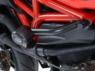 CP0368 - R&G RACING Ducati Monster 821 / 1200 / S / R Frame Crash Protection Sliders "Aero"