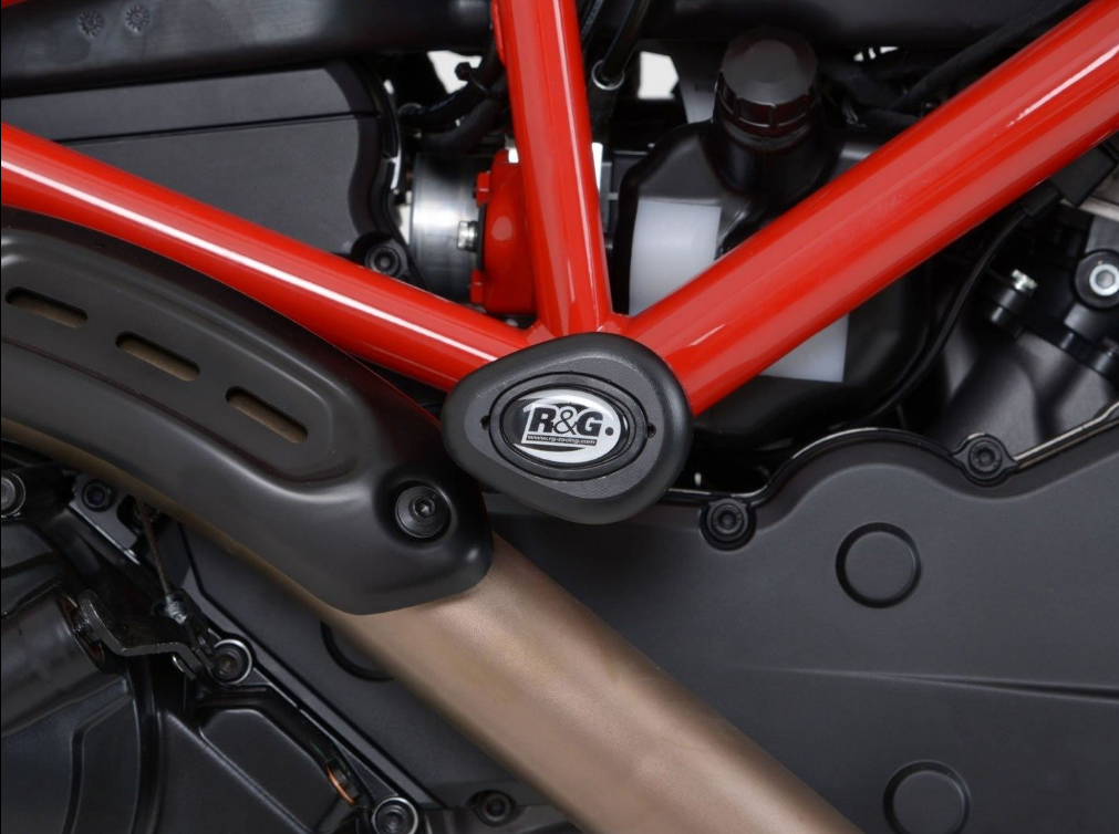 CP0343 - R&G RACING Ducati Hypermotard 821 / 939 Frame Crash Protection Sliders "Aero"
