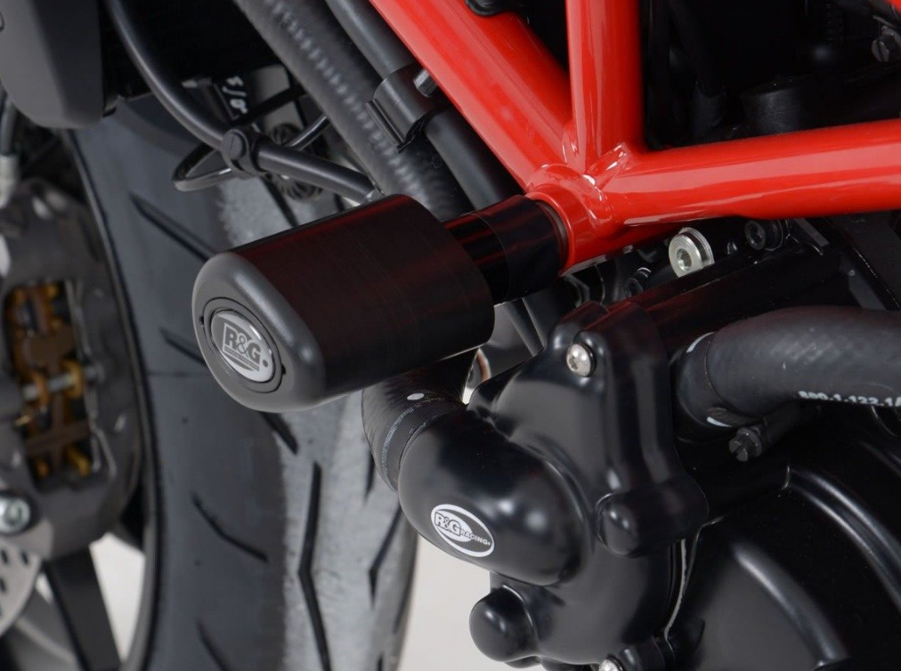 CP0343 - R&G RACING Ducati Hypermotard 821 / 939 Frame Crash Protection Sliders "Aero"