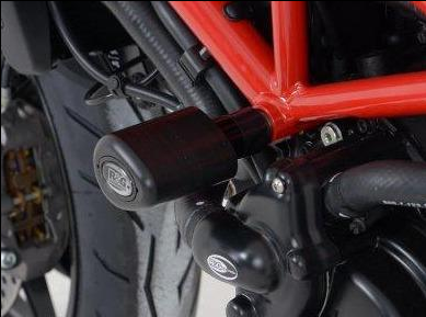 CP0343 - R&G RACING Ducati Hypermotard 821 / 939 Frame Crash Protection Sliders "Aero"