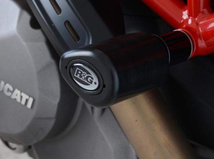 CP0470 - R&G RACING Ducati DesertX / Hypermotard 950 Frame Crash Protection Sliders "Aero"
