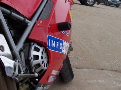 CP0162 - R&G RACING Ducati Superbike 748 / 996 (02/03) Frame Crash Protection Sliders "Classic"