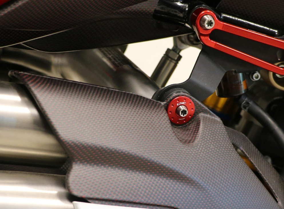 KV452 - CNC RACING MV Agusta Brutale Exhaust Silencer Bracket Collar Screw