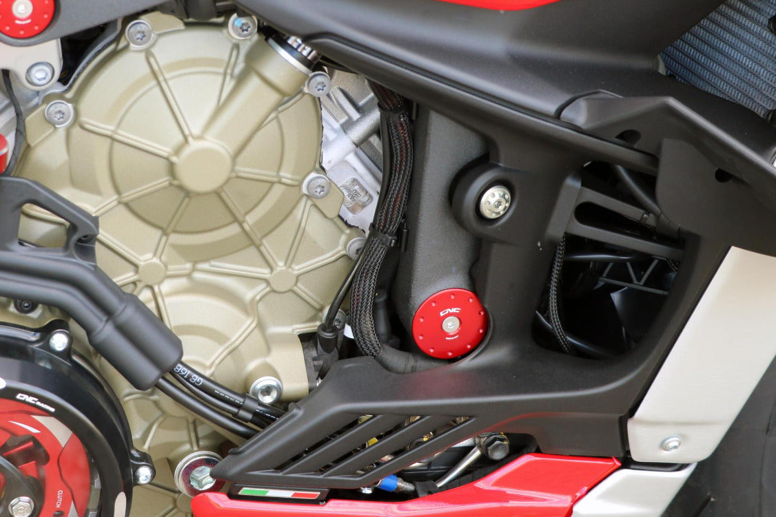 TT360 - CNC RACING Ducati Streetfighter V4 Frame Plugs