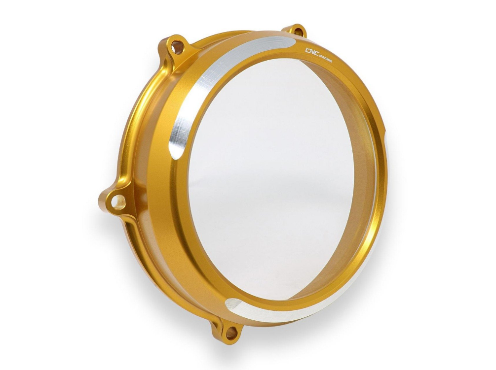 CA210S - CNC RACING Ducati Streetfighter V4 Clear Clutch Cover (bi-color) + Conversion Kit