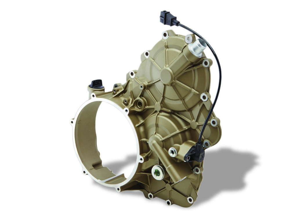 CA210S - CNC RACING Ducati Streetfighter V4 Clear Clutch Cover (bi-color) + Conversion Kit