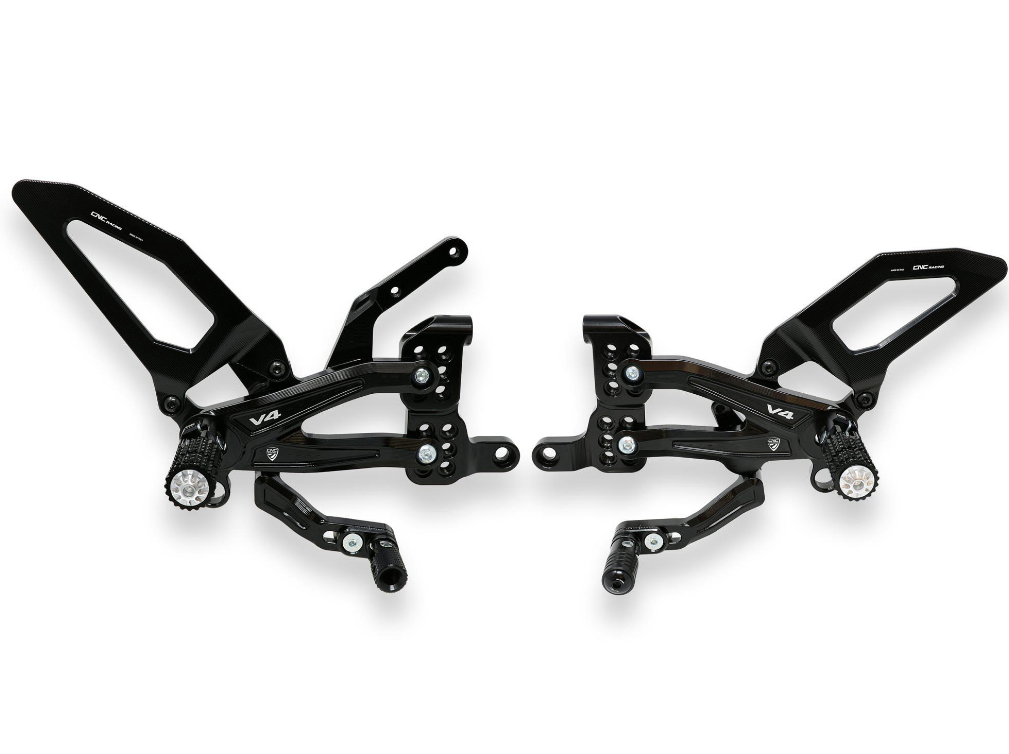 PE409 - CNC RACING Ducati Streetfighter V4 Adjustable Rearset