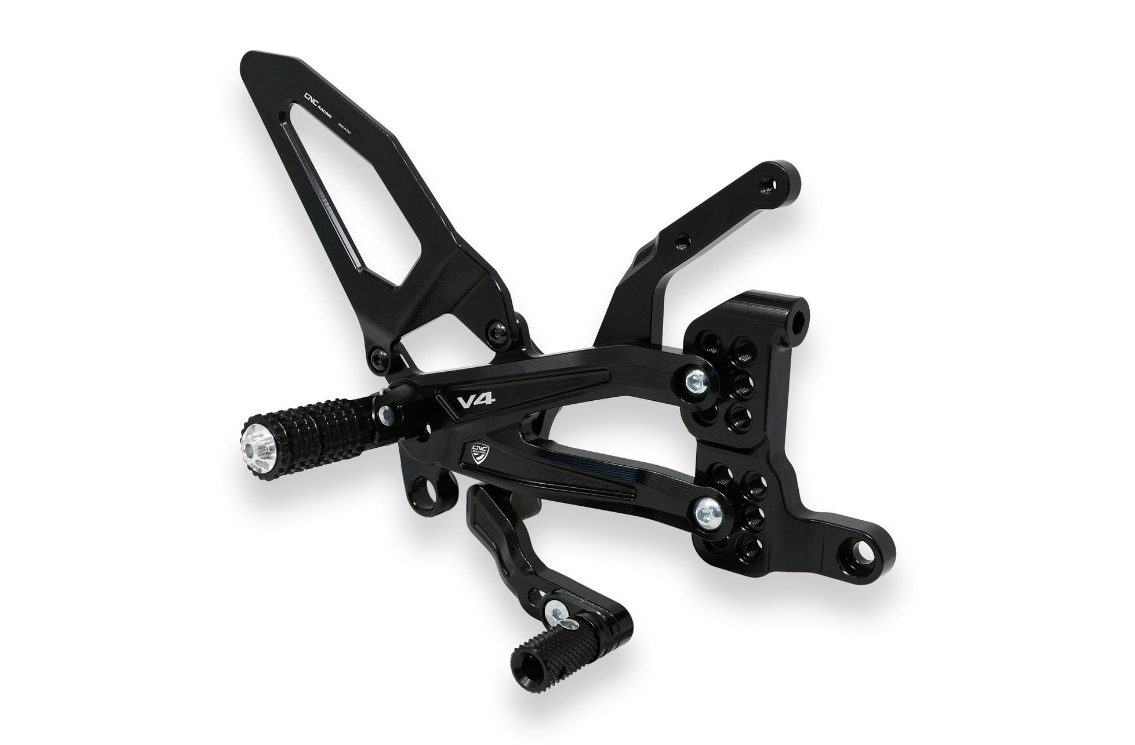 PE409 - CNC RACING Ducati Streetfighter V4 Adjustable Rearset