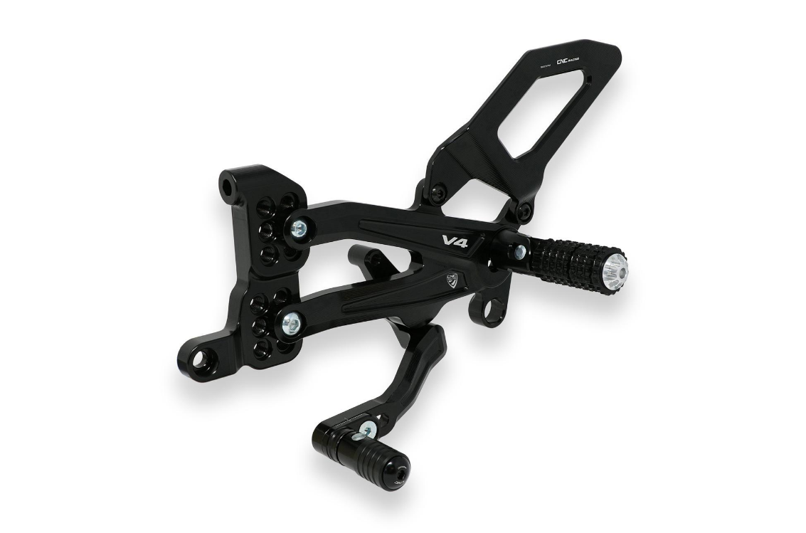 PE409 - CNC RACING Ducati Streetfighter V4 Adjustable Rearset