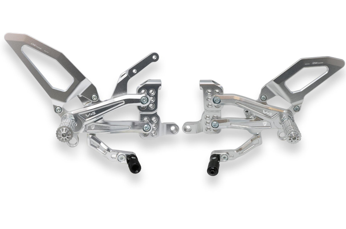 PE409 - CNC RACING Ducati Streetfighter V4 Adjustable Rearset