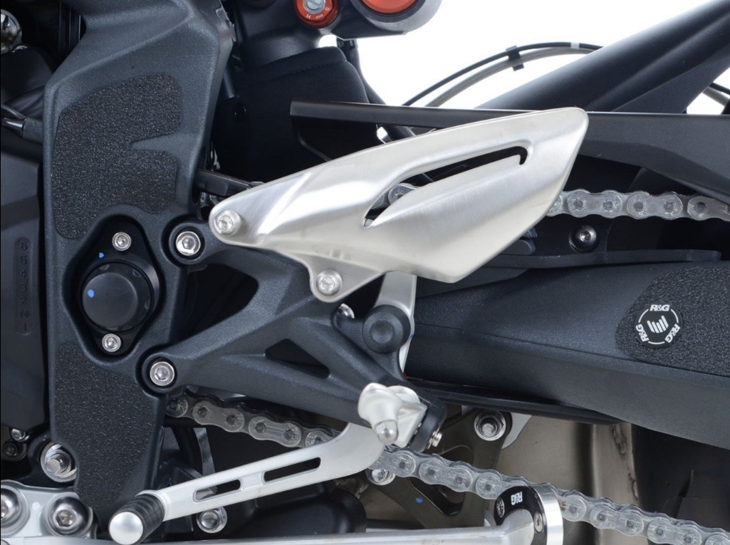 EZBG803 - R&G RACING Triumph Street Triple / R / RX Heel Guard Kit