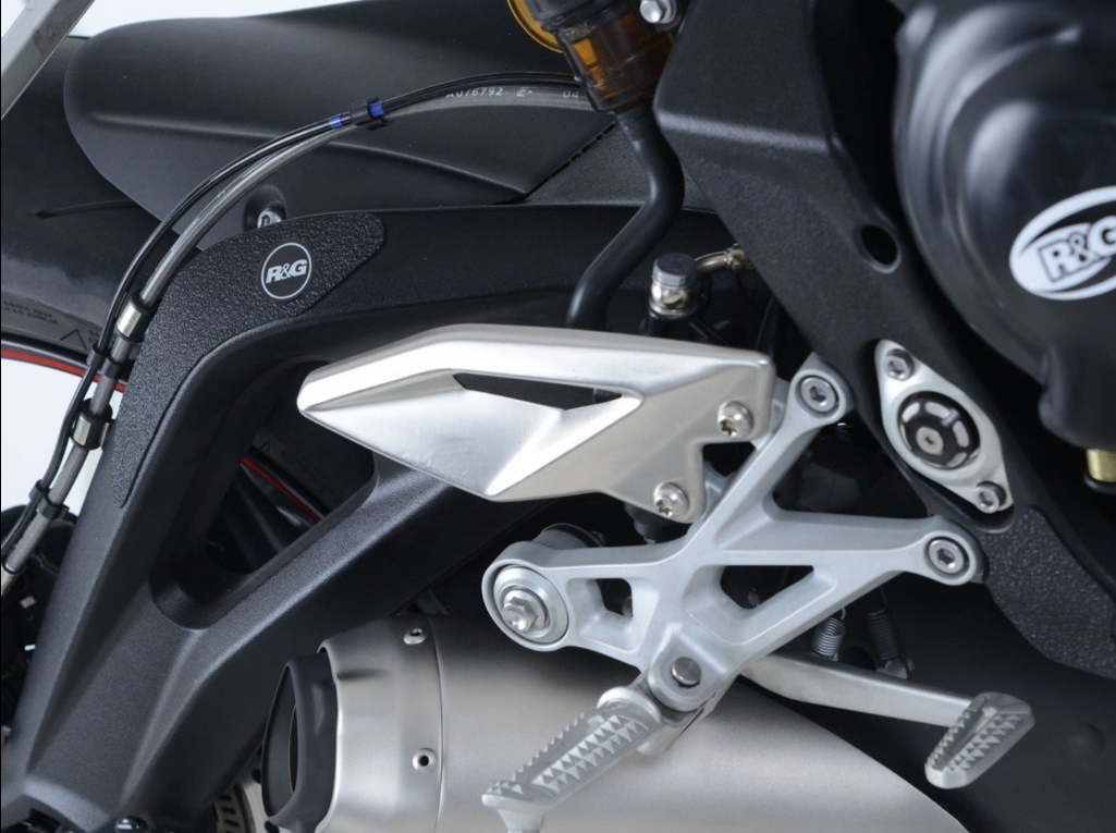 EZBG805 - R&G RACING Triumph Street Triple S / R / RS Heel Guard Kit