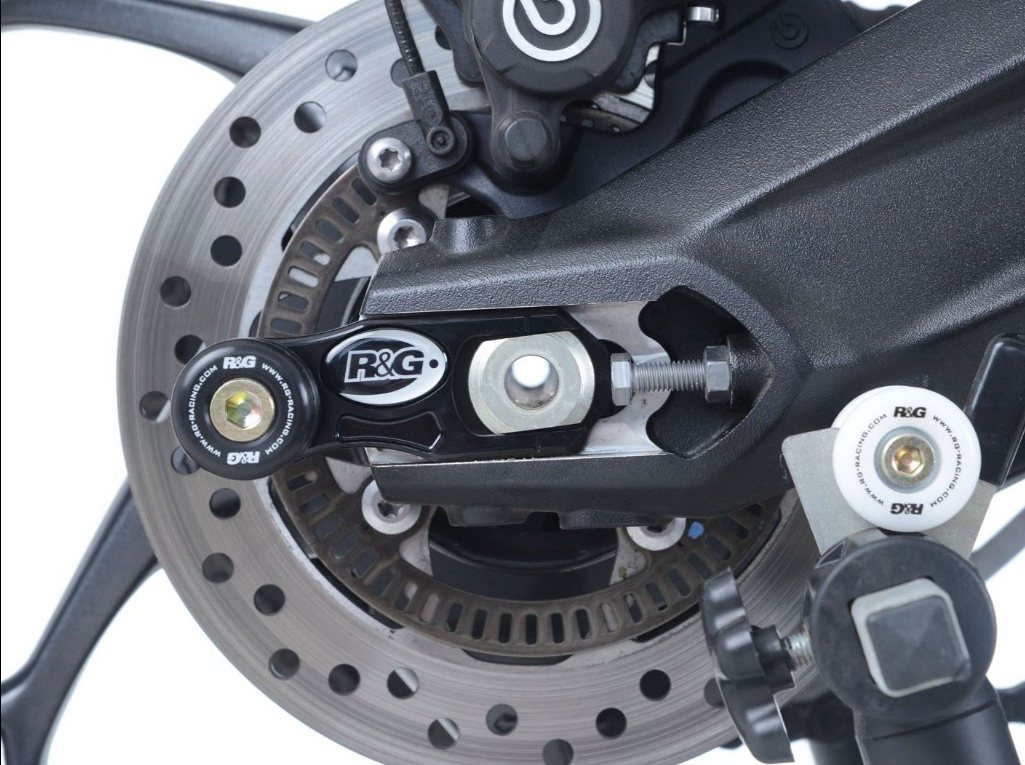 R&G RACING Triumph Daytona 675 / 765 / Tiger 850 Paddock Stand Bobbins (Offset)
