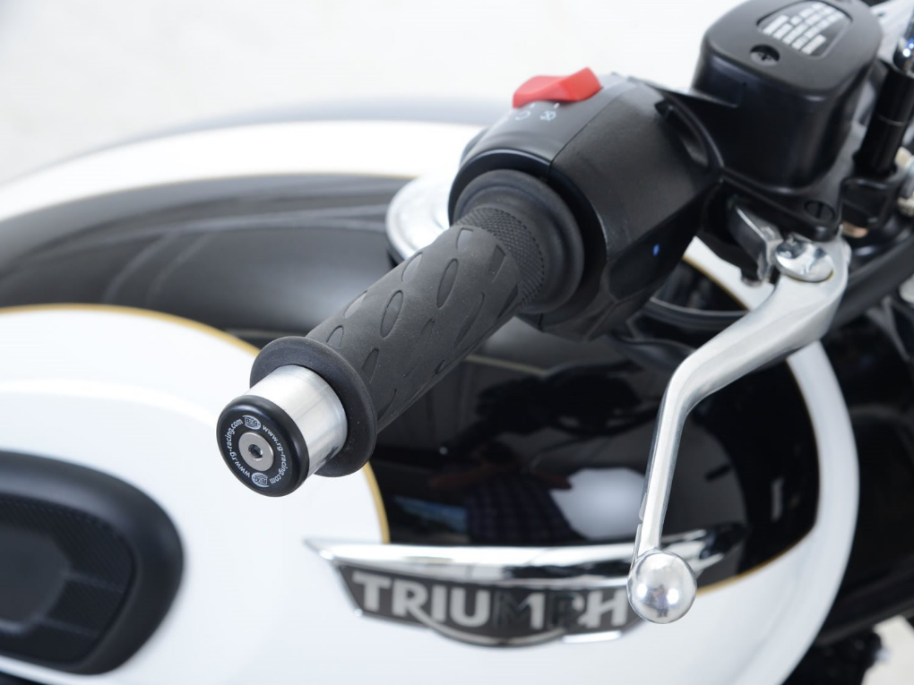 BE0105 - R&G RACING Triumph Bonneville Bobber / T120 / Street Cup Handlebar End Sliders