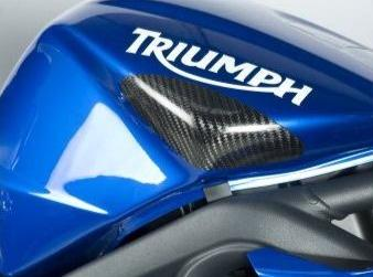 TS0002 - R&G RACING Triumph Daytona/Street Triple (06/12) Carbon Fuel Tank Protection Sliders