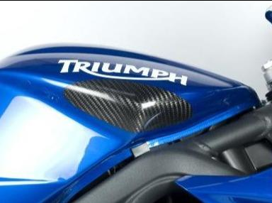 TS0002 - R&G RACING Triumph Daytona/Street Triple (06/12) Carbon Fuel Tank Protection Sliders