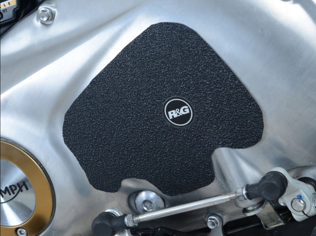 EZBG806 - R&G RACING Triumph Bonneville Bobber / Street Cup Heel Guard Kit