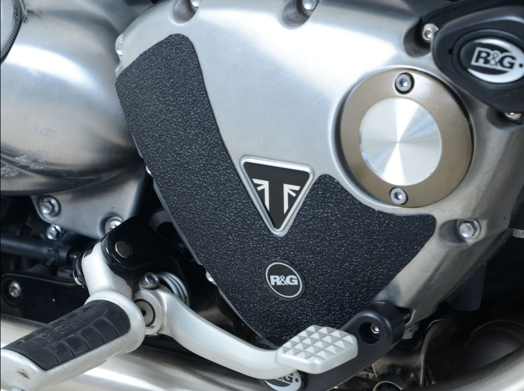 EZBG806 - R&G RACING Triumph Bonneville Bobber / Street Cup Heel Guard Kit
