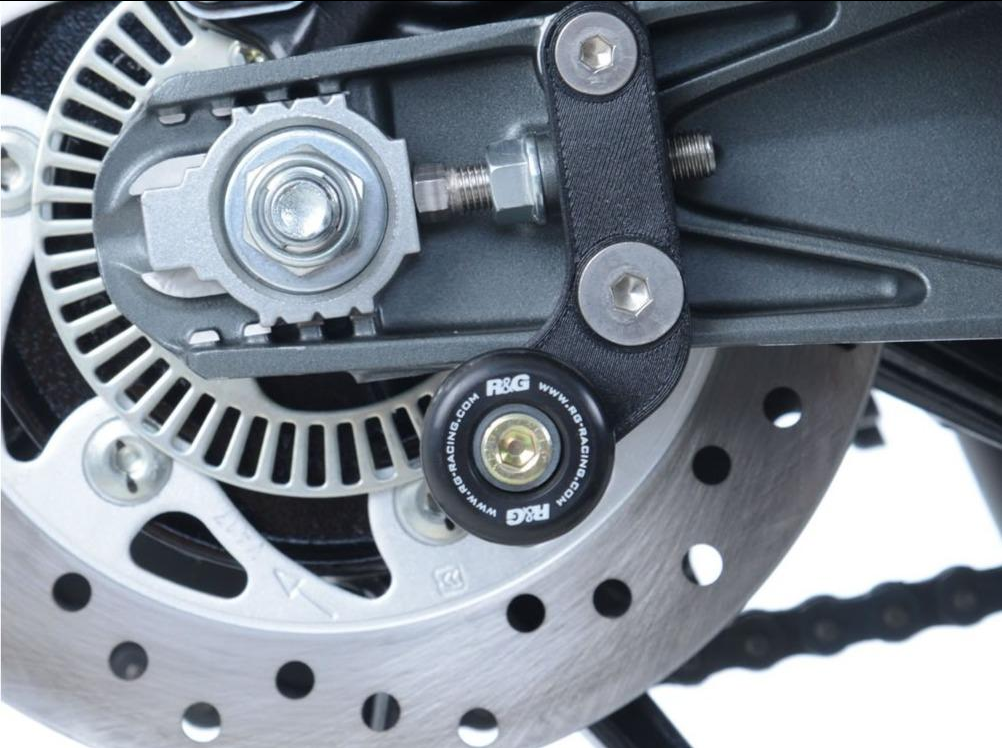 R&G RACING KTM 125 Duke / RC 390 (17 – ) Paddock Stand Bobbins (Offset)
