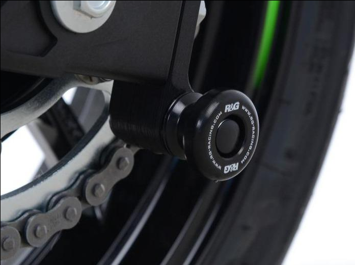 R&G RACING Kawasaki Ninja 300 / 400 / 250 (18 – ) / 125 Paddock Stand Bobbins (Offset)