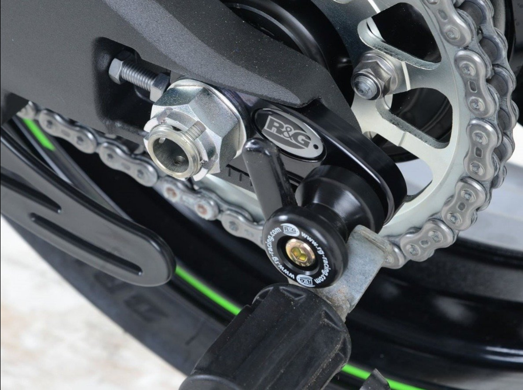 CR0054 - R&G RACING Kawasaki ZX-10R/RR/Z H2 (2016+) Paddock Stand Bobbins (M8; offset)