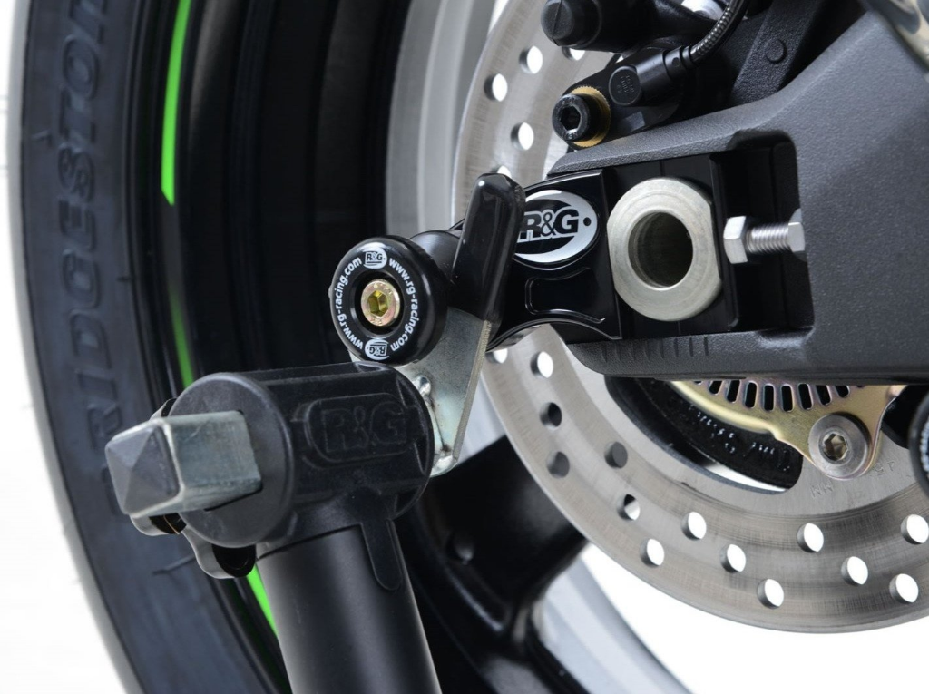 CR0054 - R&G RACING Kawasaki ZX-10R/RR/Z H2 (2016+) Paddock Stand Bobbins (M8; offset)